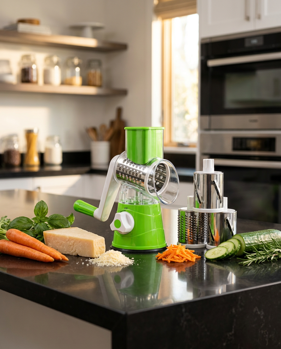 3-in-1 Drum Cheese Grater