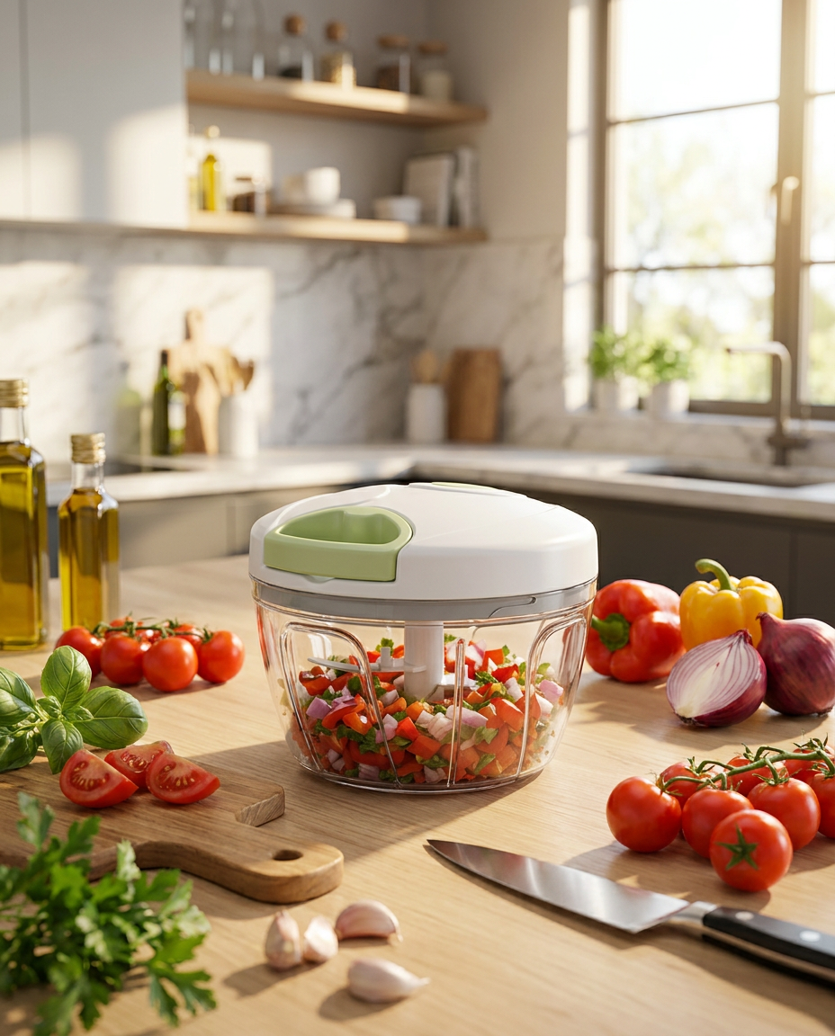 3-Blade Manual Food Chopper