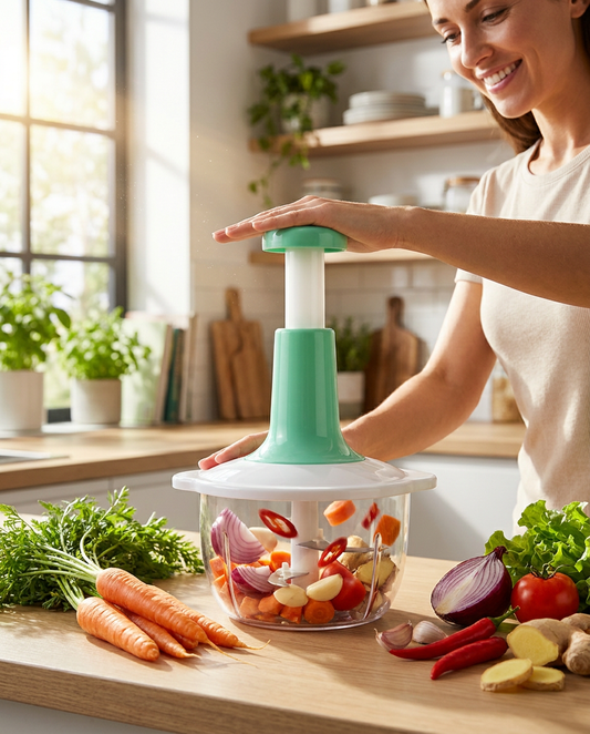 Hand Press Food Chopper-2L