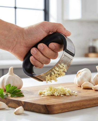 Stainless Steel Garlic Press