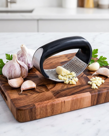 Stainless Steel Garlic Press