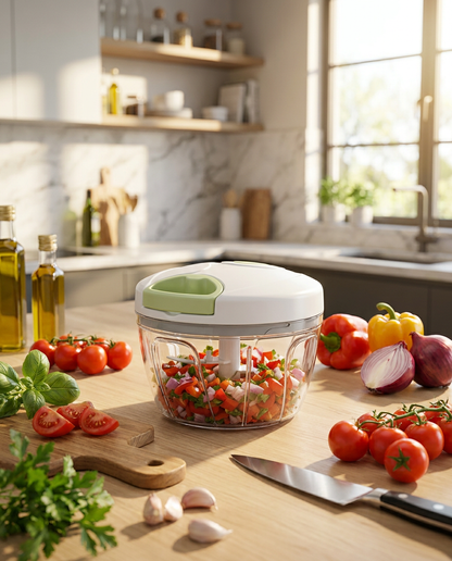 3-Blade Manual Food Chopper