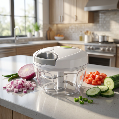 3-Blade Manual Food Chopper