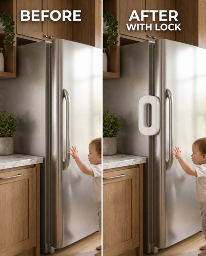 Refrigerator Safety Door Lock